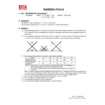 Руководство по установке (DR-RDN)